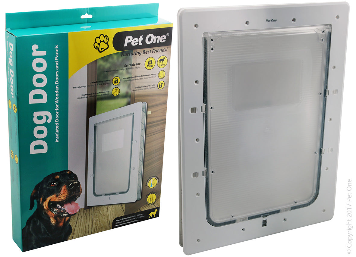 Pet One Dog Door Wood