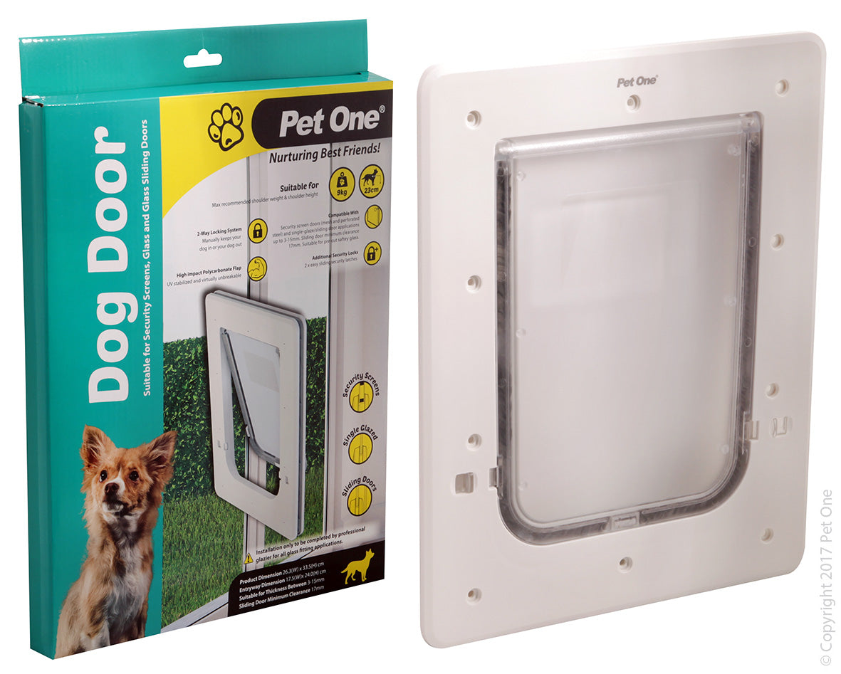 Pet One Dog Door Glass Screen