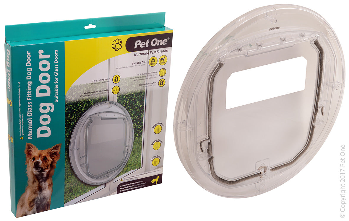 Pet One Dog Door Glass Screen