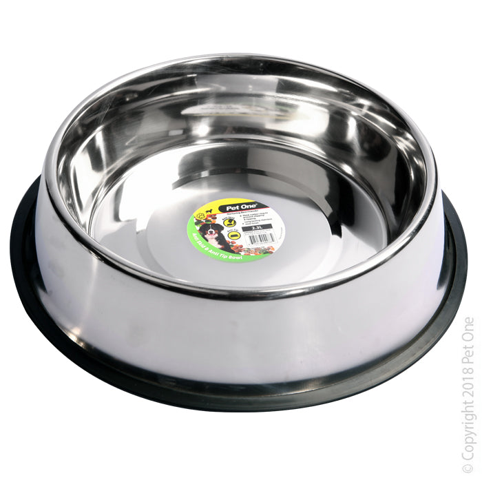 Pet One Anti Skid Stainless Steel Bowl