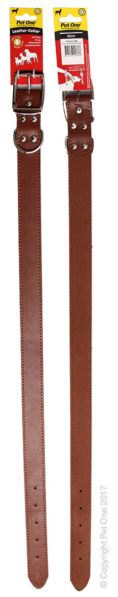 Pet One Leather Collar