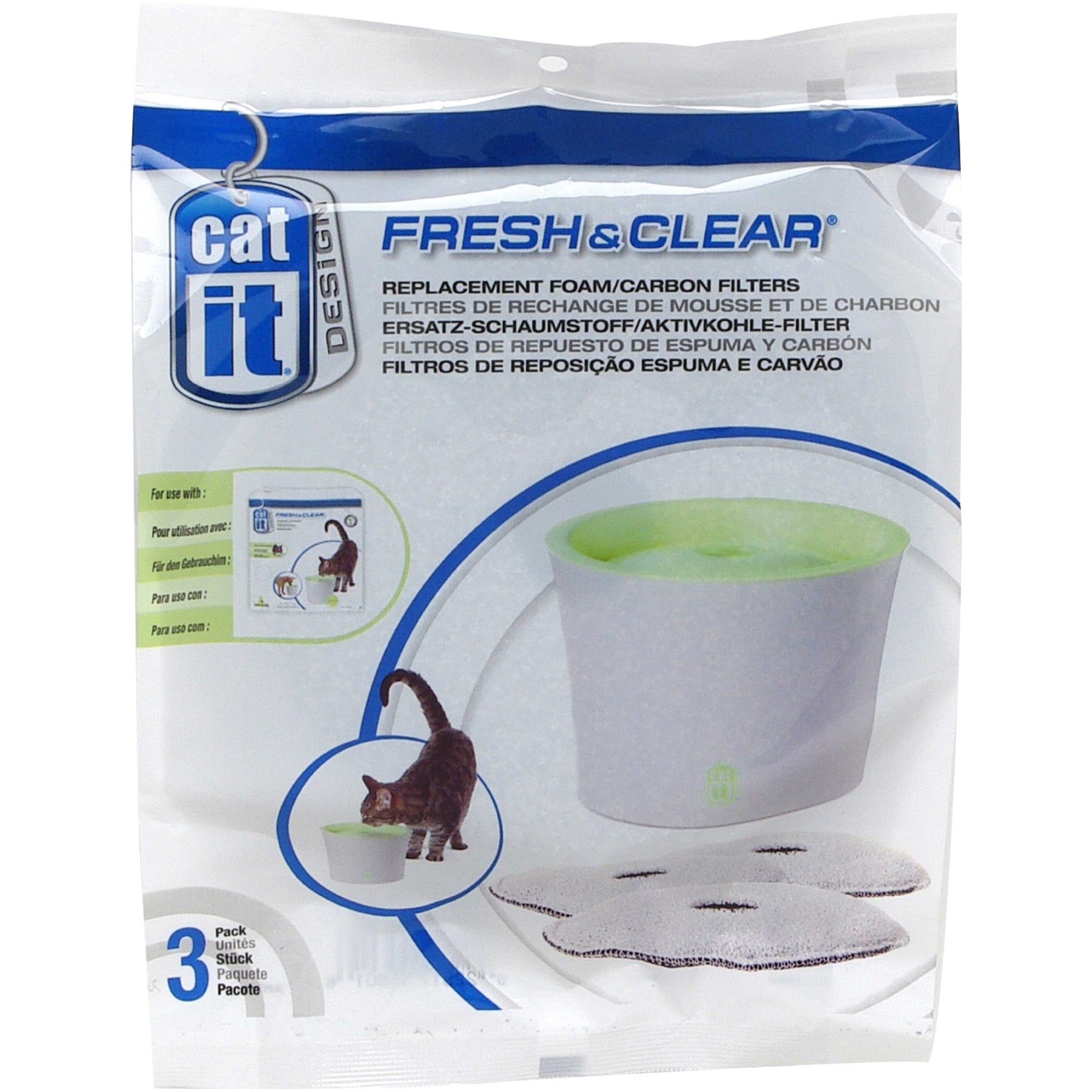 Catit Fresh and Clear Foam Carbon Filter