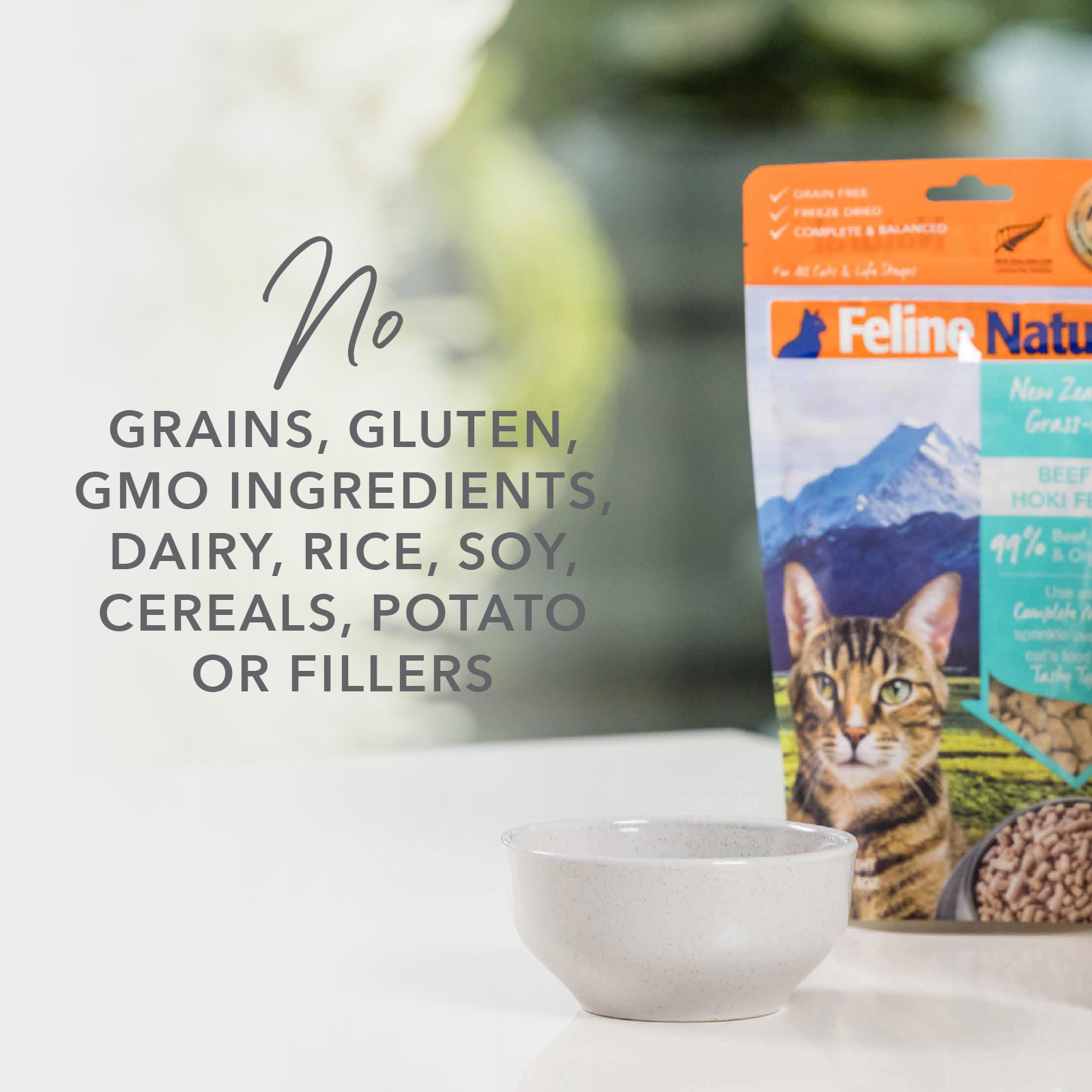 Feline Natural Chicken and Lamb Feast Freeze Dried