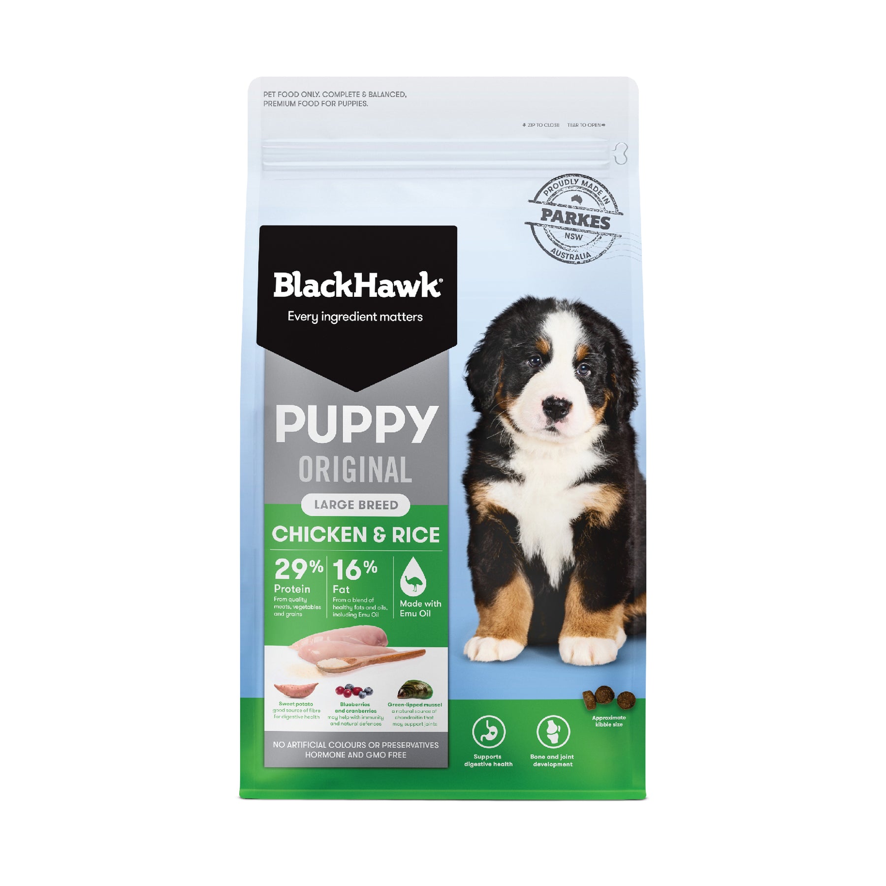 Black Hawk Large Breed Puppy Chicken & Rice