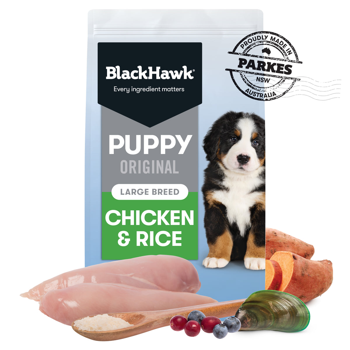 Black Hawk Large Breed Puppy Chicken & Rice
