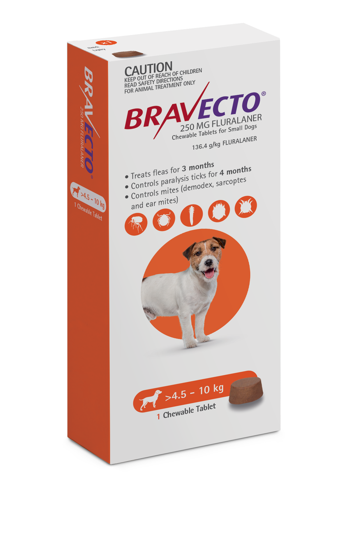 Bravecto Dog S 4.5-10KG