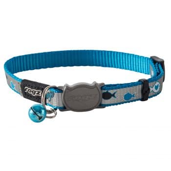 Rogz Reflect Cat Collar Fish