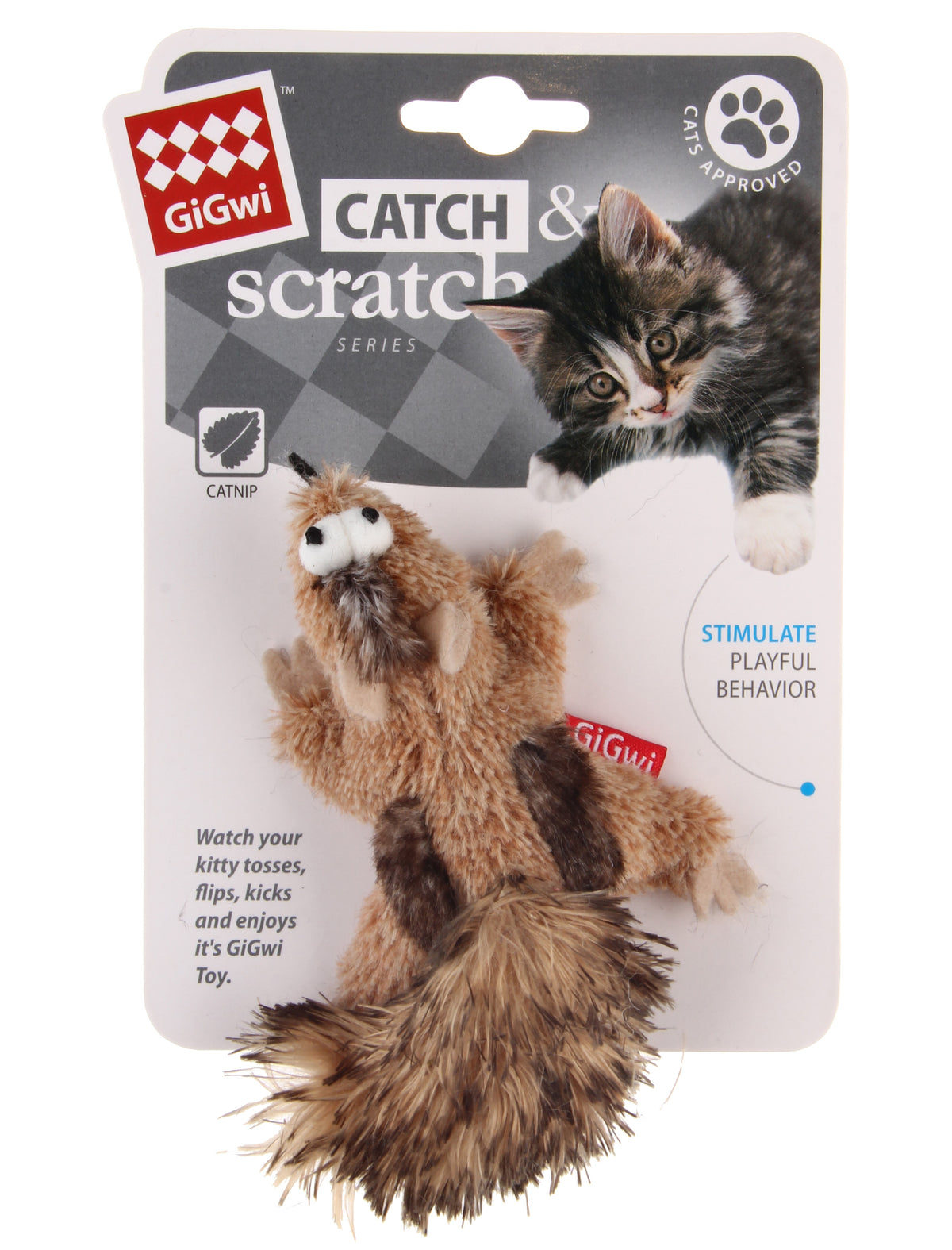 GiGwi Catch & Scratch Chipmunk
