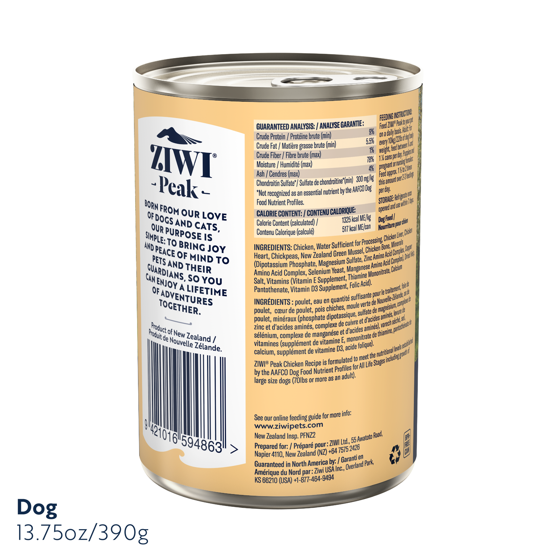 Ziwi Dog Chicken Can
