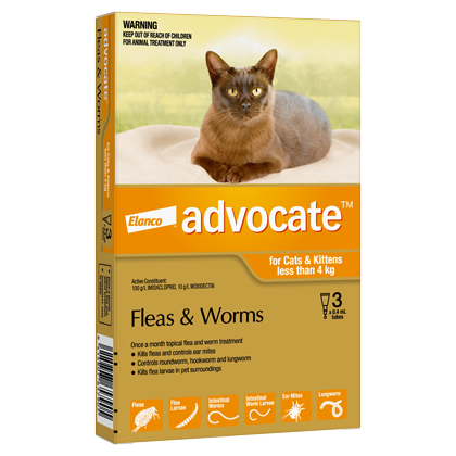 Advocate spot on flea and wormer treatment for dogs online