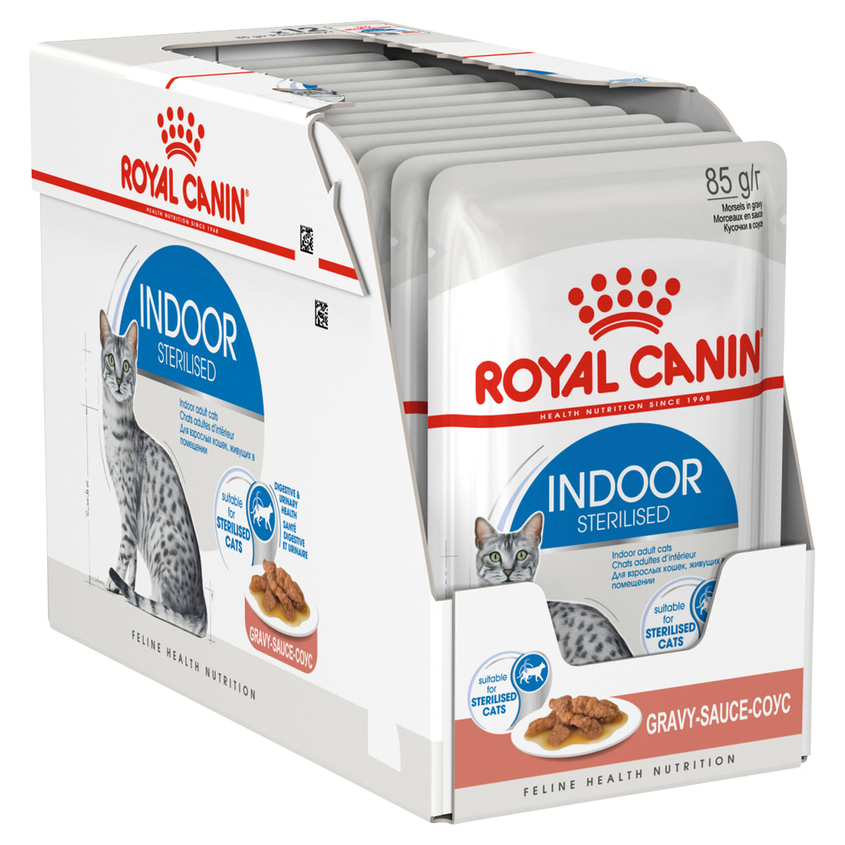 Royal Canin Indoor 7+ Gravy Box 12 x 85g