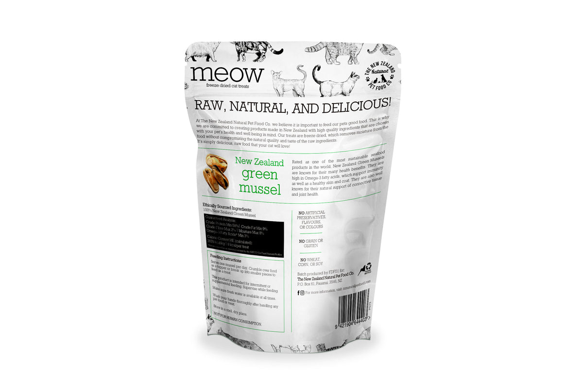 Meow Green Lipped Mussel 50g**
