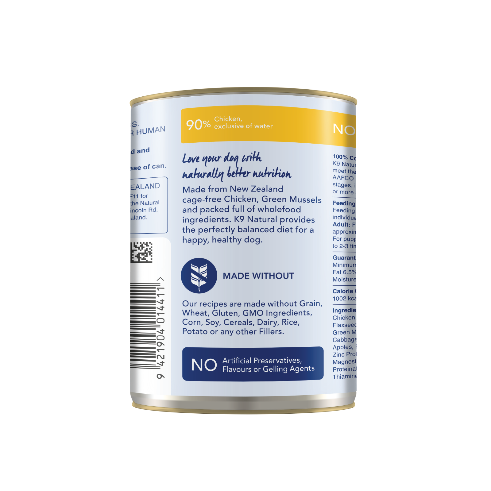 K9 Natural Chicken Feast Can