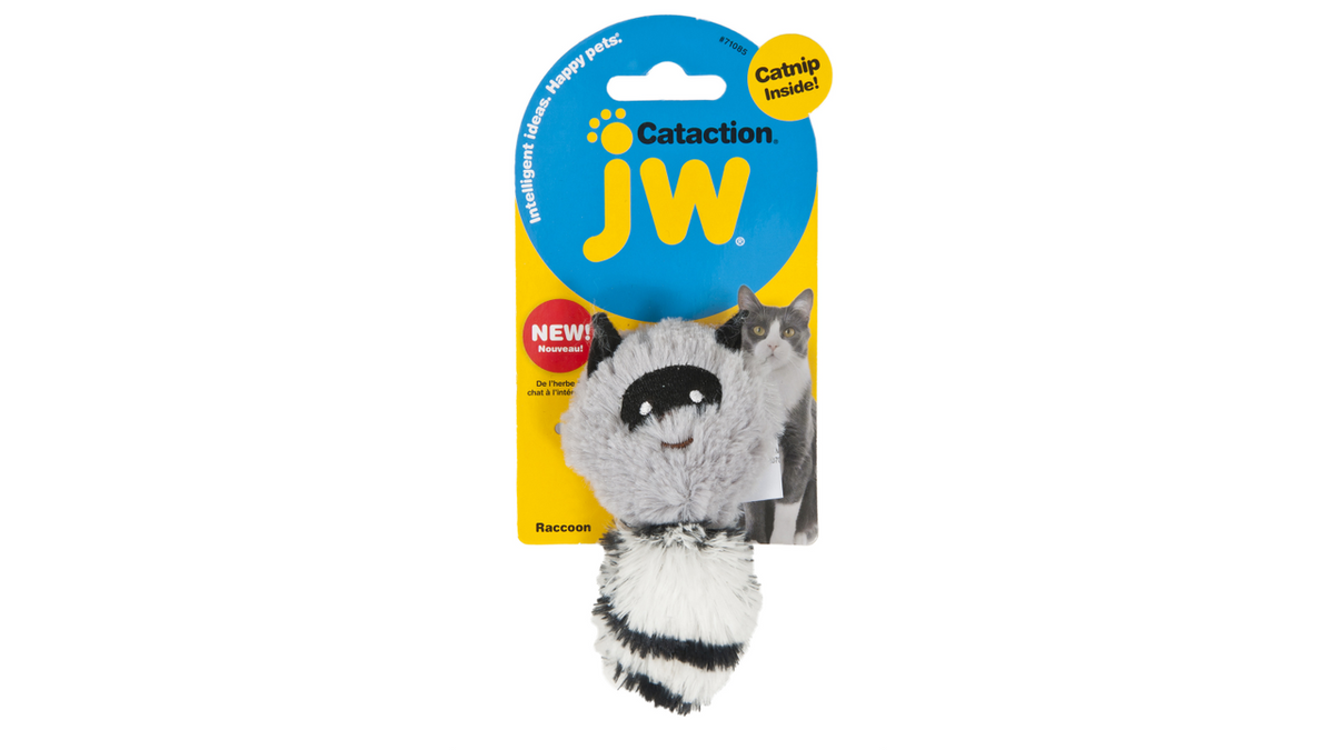 JW Catnip Raccoon**