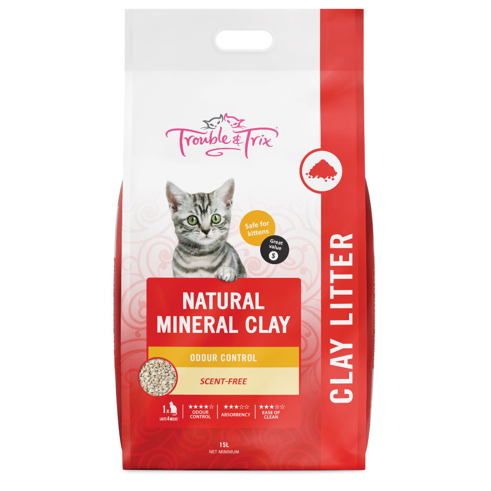 Trouble & Trix Value Clay Litter