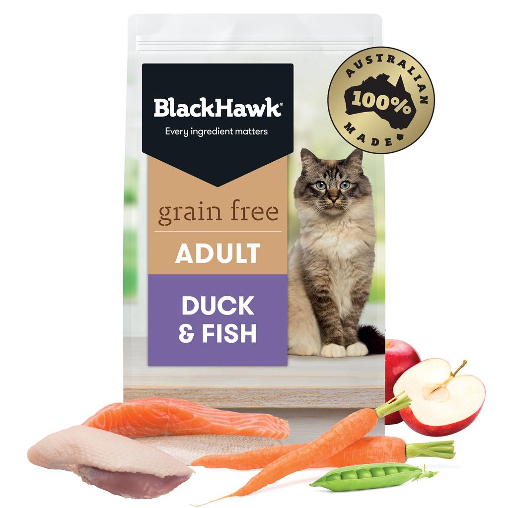 Black Hawk Grain Free Cat Duck and Fish
