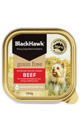 Black Hawk Grain Free Beef Tin