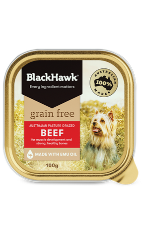 Black Hawk Grain Free Beef Tin