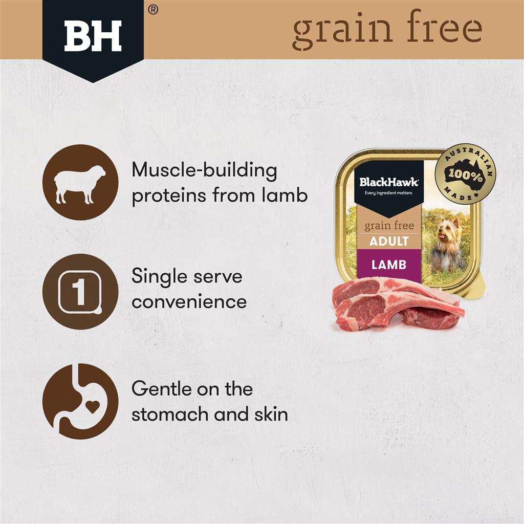 Black Hawk Grain Free Lamb Tin