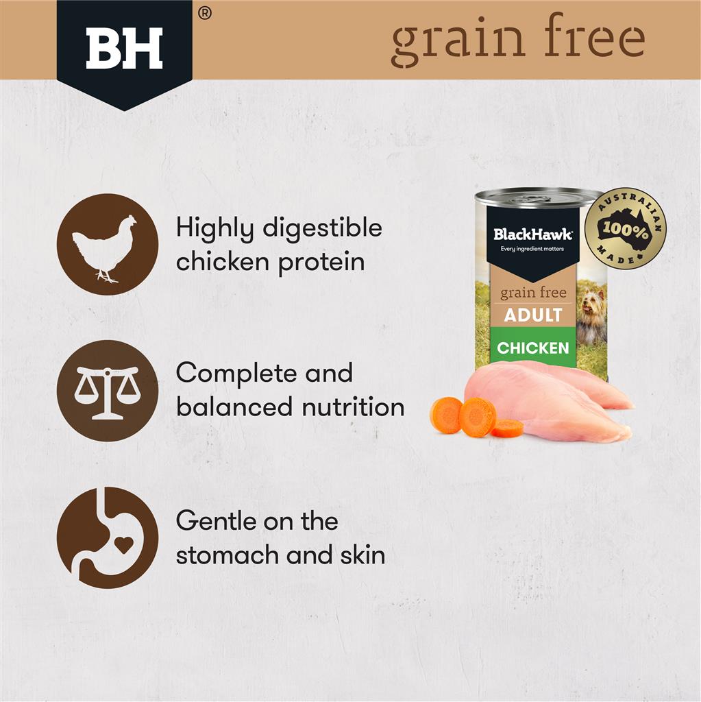 Black Hawk Grain Free Chicken Can