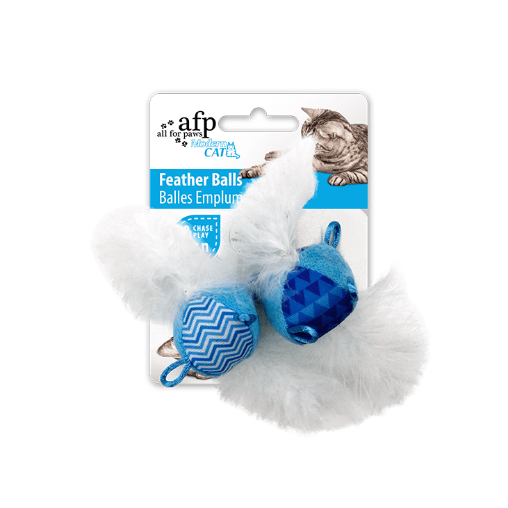 All for Paws Cat Feather Balls w Sound