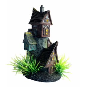 Aqua World House Ornament