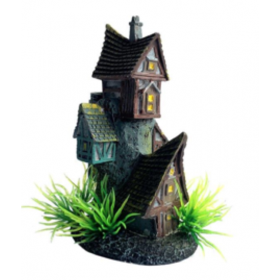 Aqua World House Ornament