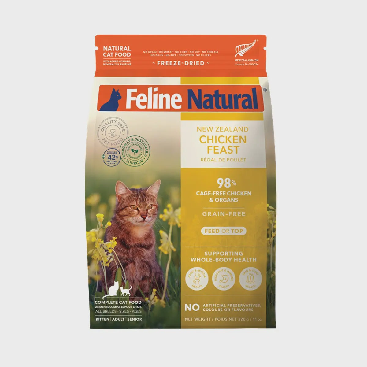Feline Natural Chicken Feast Freeze Dried