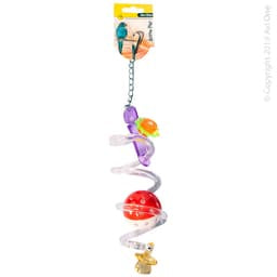 Spiral With BallAcrylic Bird Toys