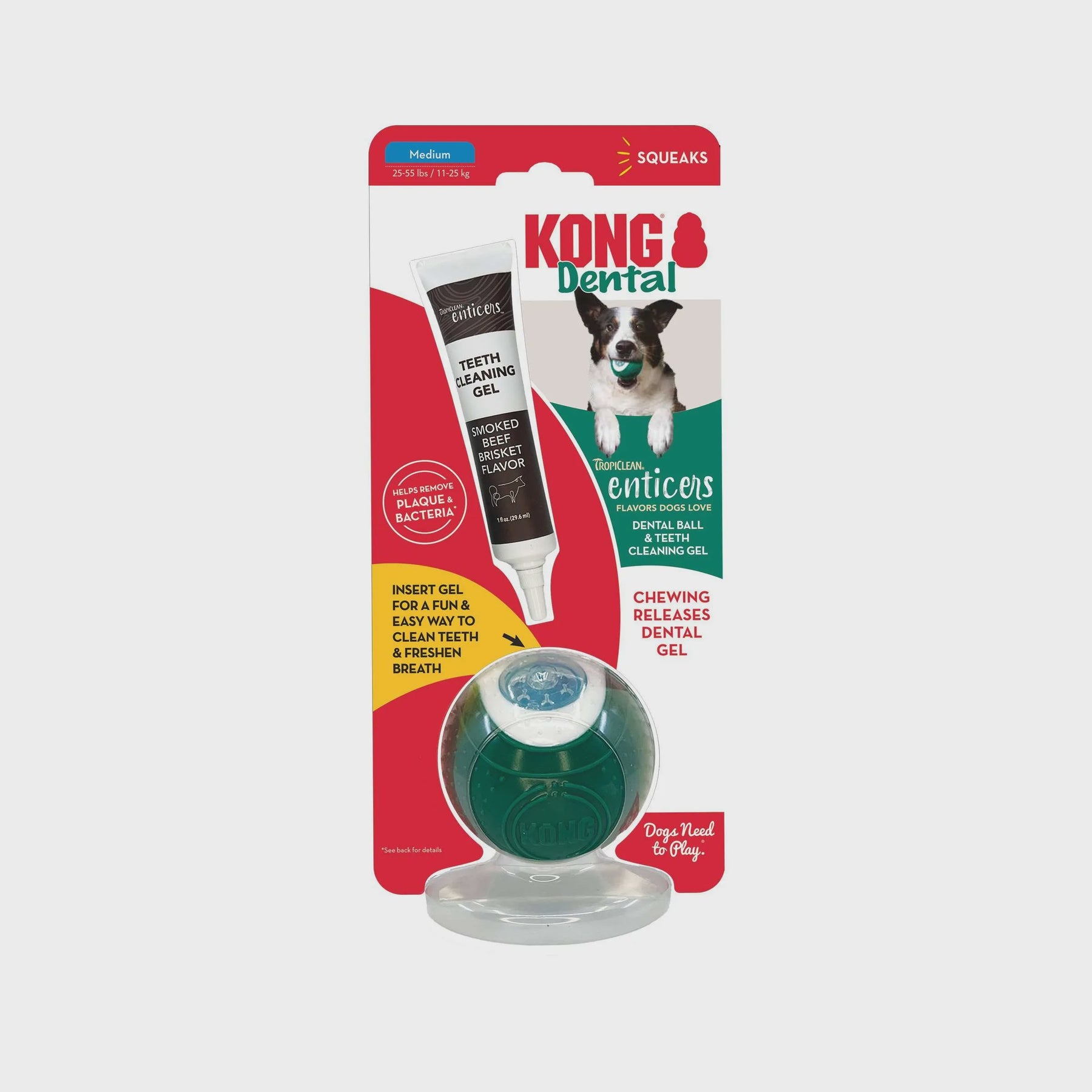 KONG Dental Ball with Gel Medium