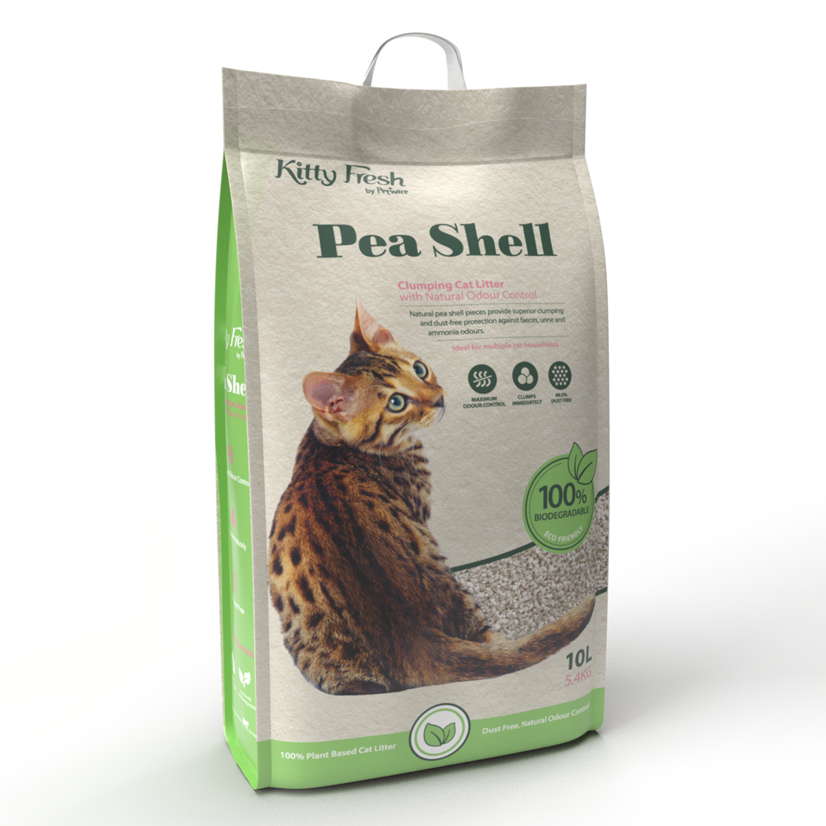 Kitty Fresh Pea Shell Litter 10L / 5.4kg