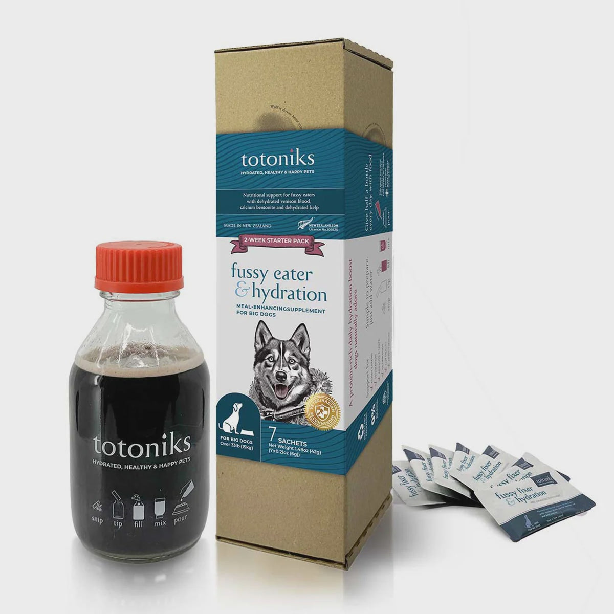 Fussy Eater & Hydration -Totoniks Starter Packs Large Dog