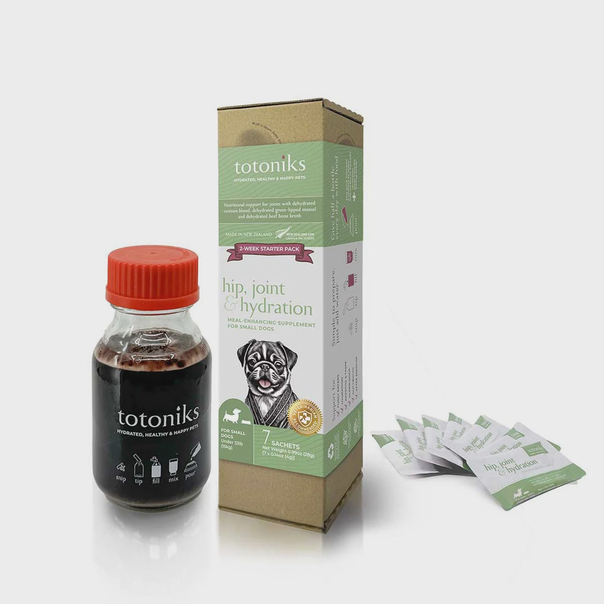 Hip, Joint & Hydration -Totoniks Starter Packs Small Dog