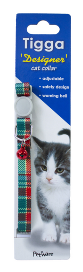 Tigga Textile Cat Collar