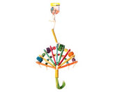Avi One Parrot Toy Wooden Fan with Beads