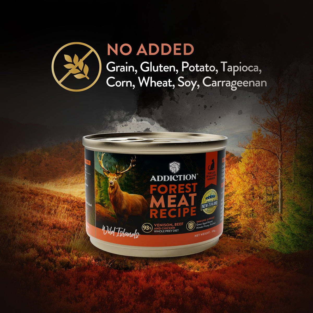 Addiction Wild Islands Cat Forest Meat Can 185g