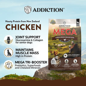 Addiction Mega Chicken for Large Breed Senior