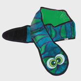 Outward Hound Invincibles Blue & Green Snake Dog Toy
