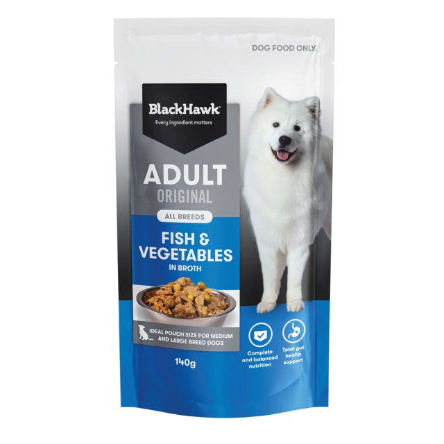 Black Hawk Original Adult Fish & Vegetables 85g