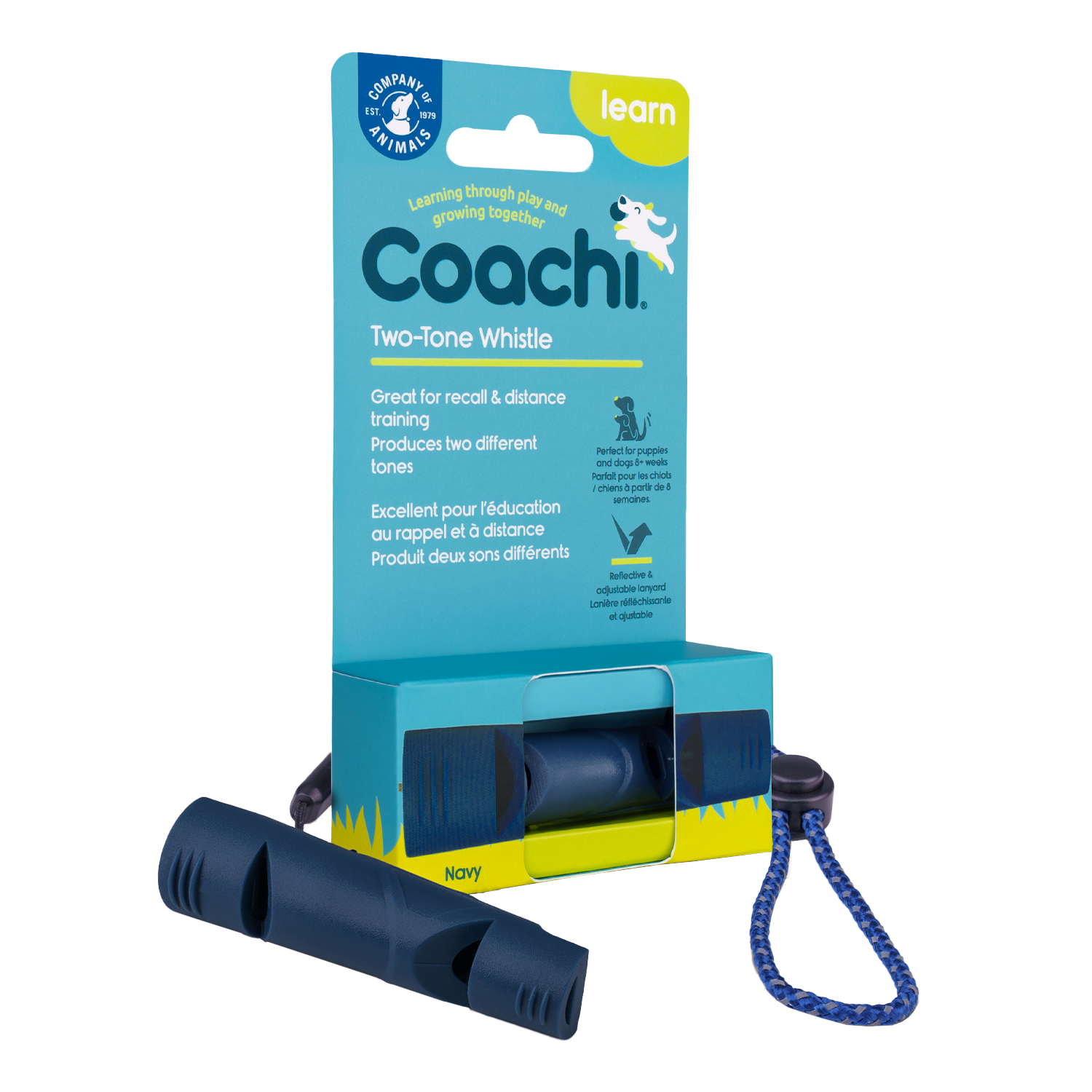 Coachi Two-Tone Whistle Navy