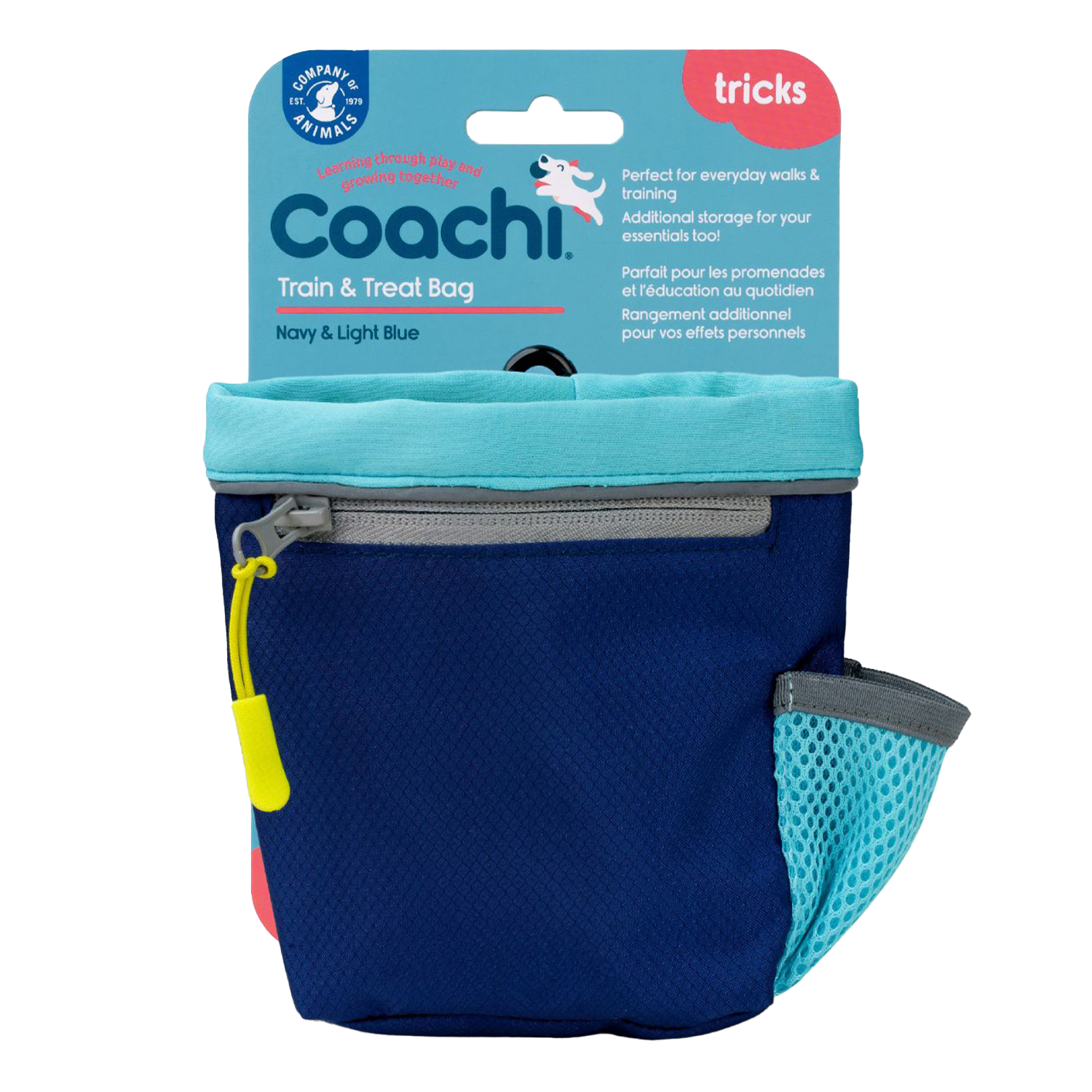 Coachi Train & Treat Bag Navy & Light Blue