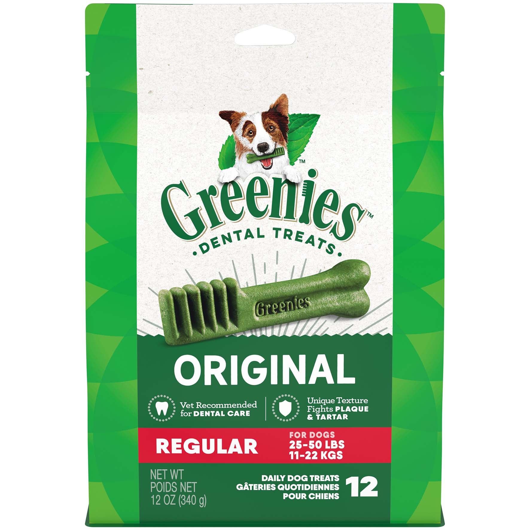 Greenies regular 340g 12pc