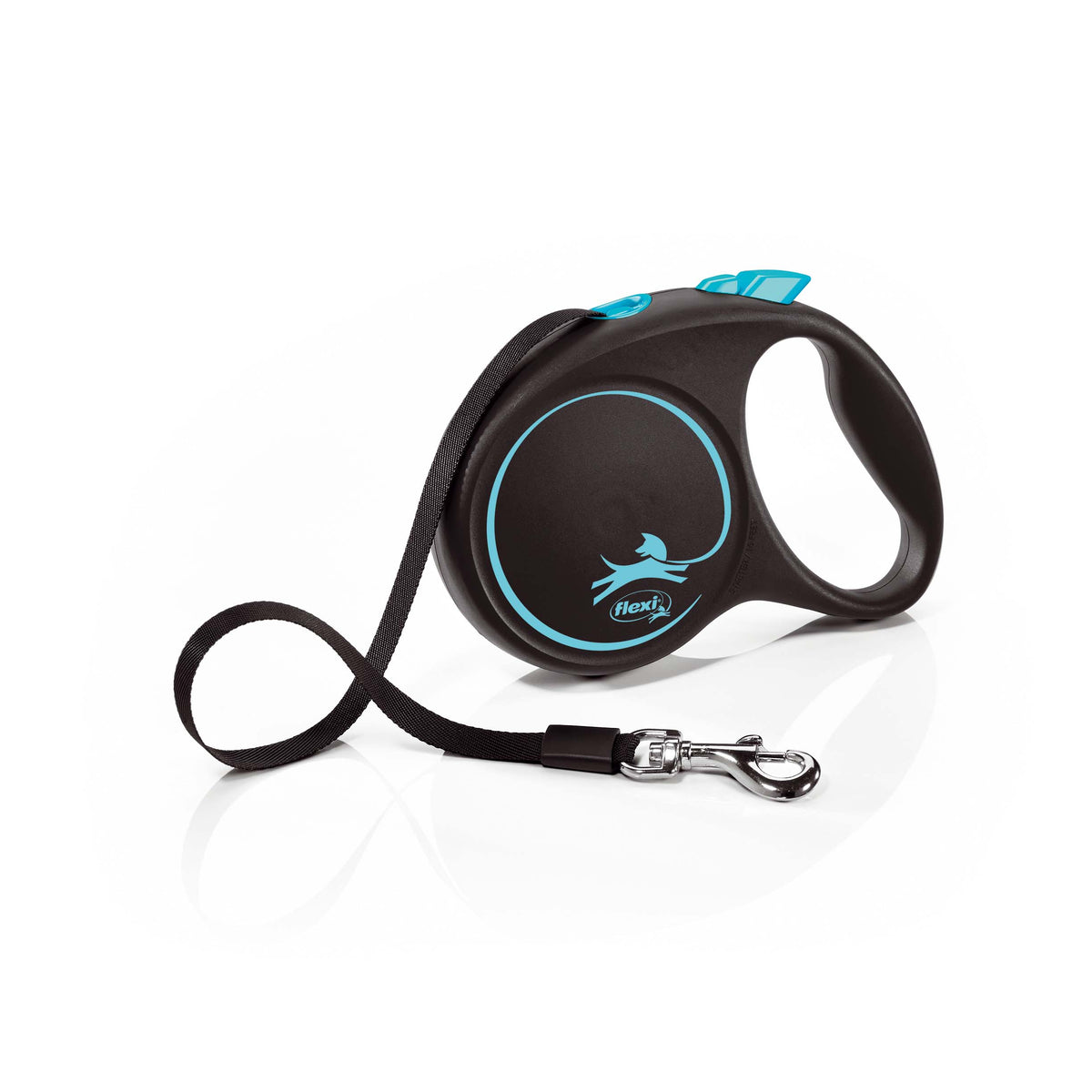Flexi Black Design - 5m Tape Retractable Leash