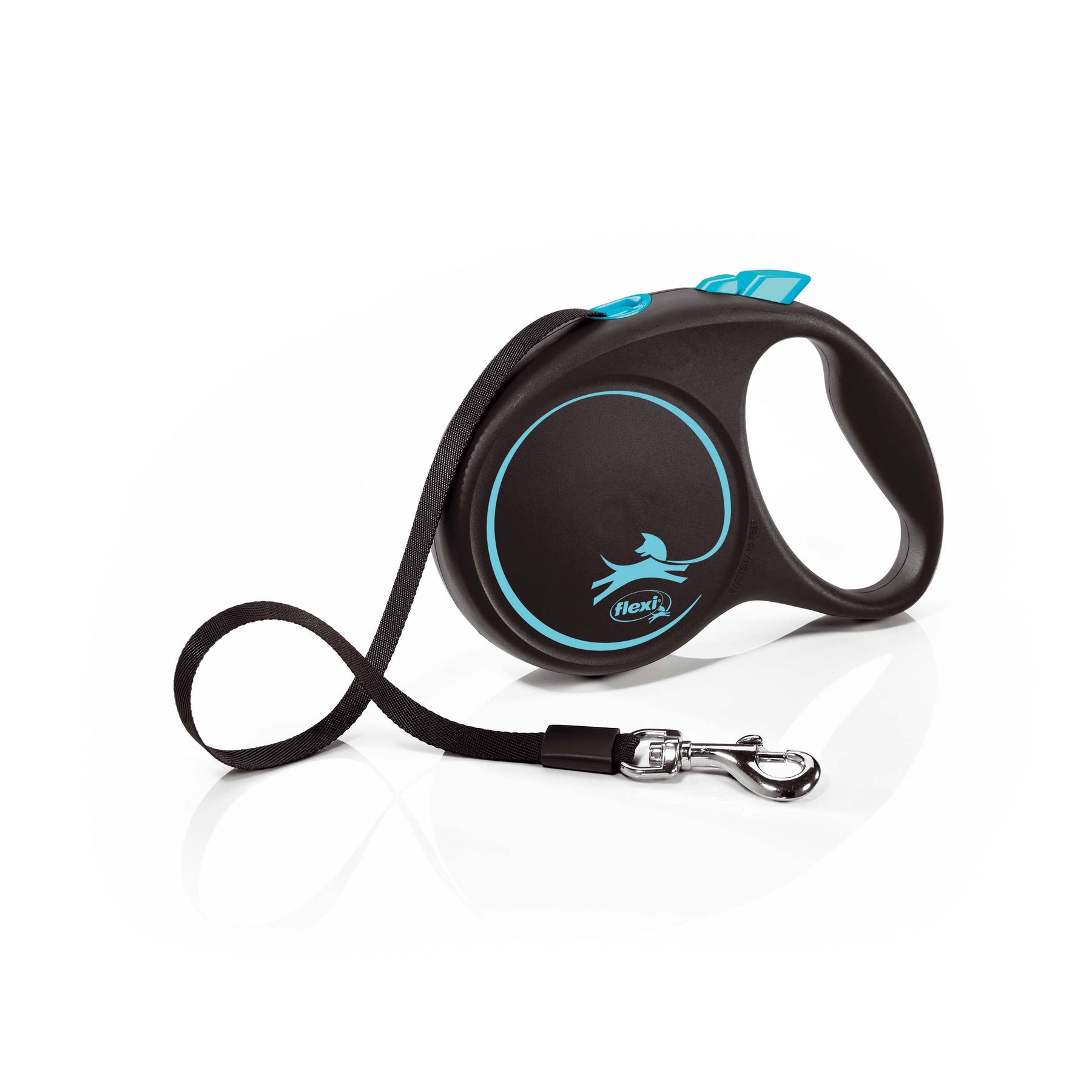 Flexi Black Design - 5m Tape Retractable Leash