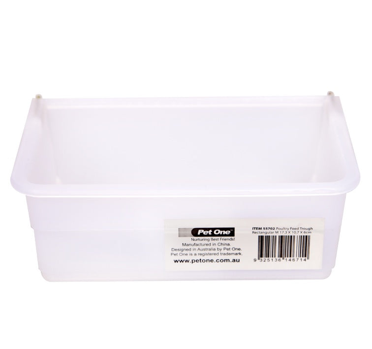 Poultry Feed Trough Rectangular