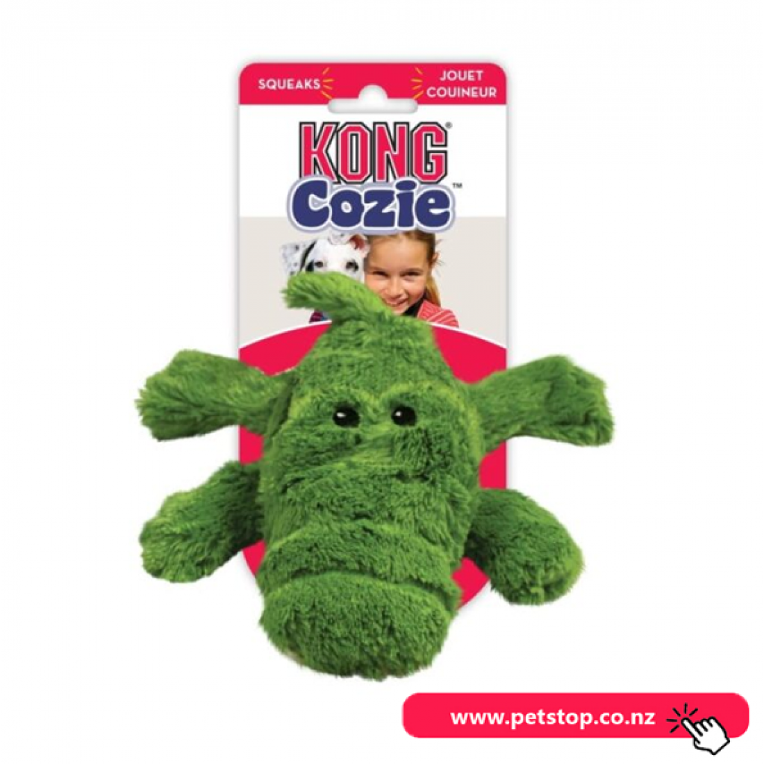 KONG Cozie Ali Alligator medium