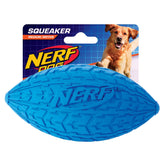 Nerf Tire Squeaker Football Blue 15cm