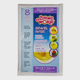 Living World Gravel Paper - Rectangle 8Pk