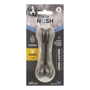Zeus Nosh Flexible Chew Bone Bacon Flavour For Puppies