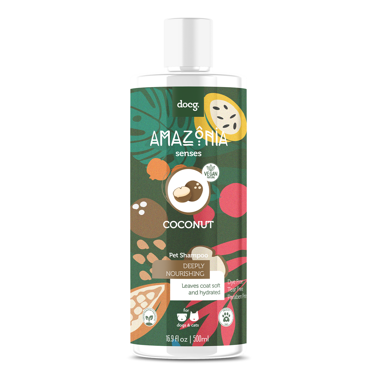 Amazonia Senses Coconut Shampoo 500ml